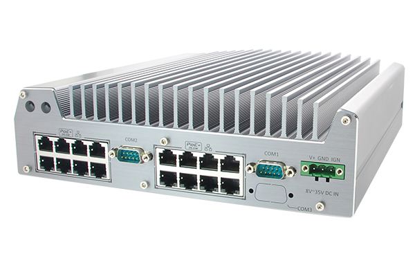 Nuvo-3616VR - Компьютер с 16 портами PoE+ для транспорта и систем видеонаблюдения